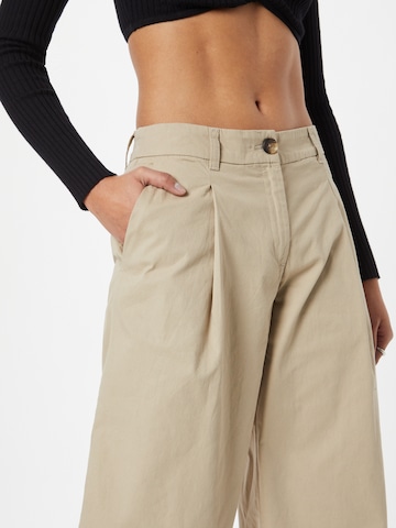 Loosefit Pantalon à pince Monki en beige