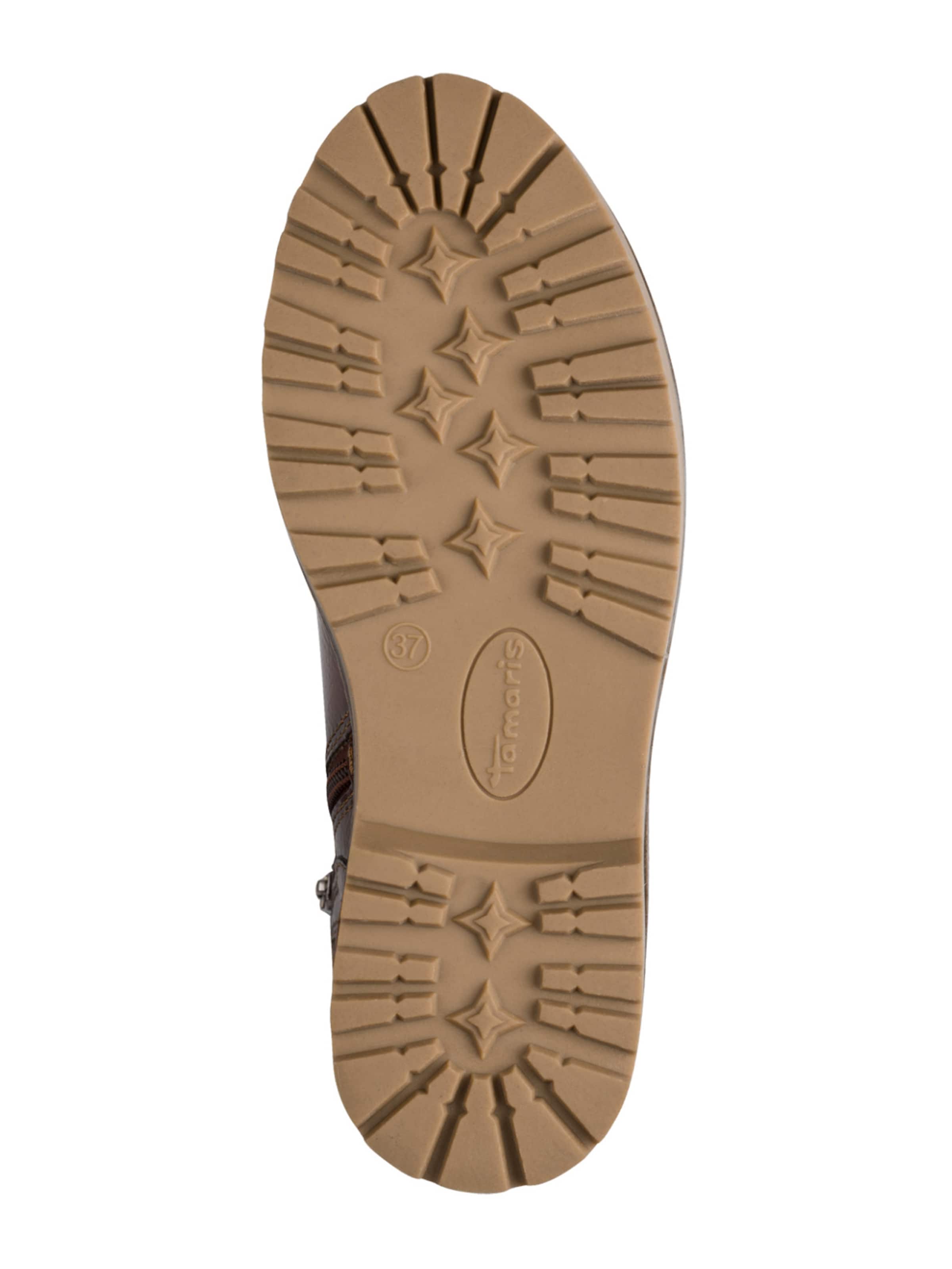 Bottines à lacets Tamaris en marron