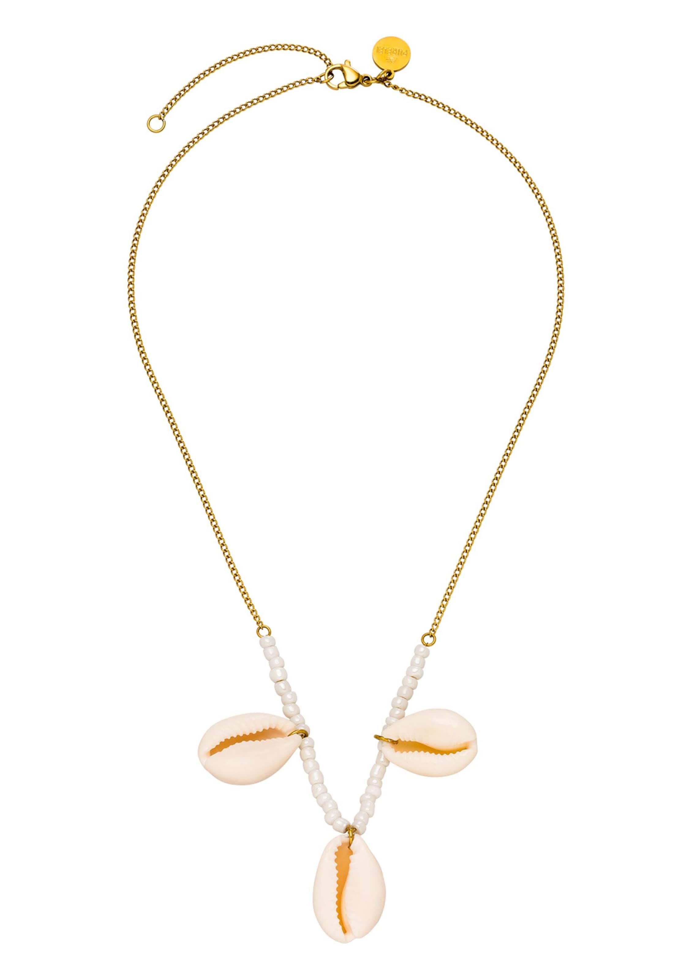 PURELEI Necklace 'Shell Pendant' in Gold: front