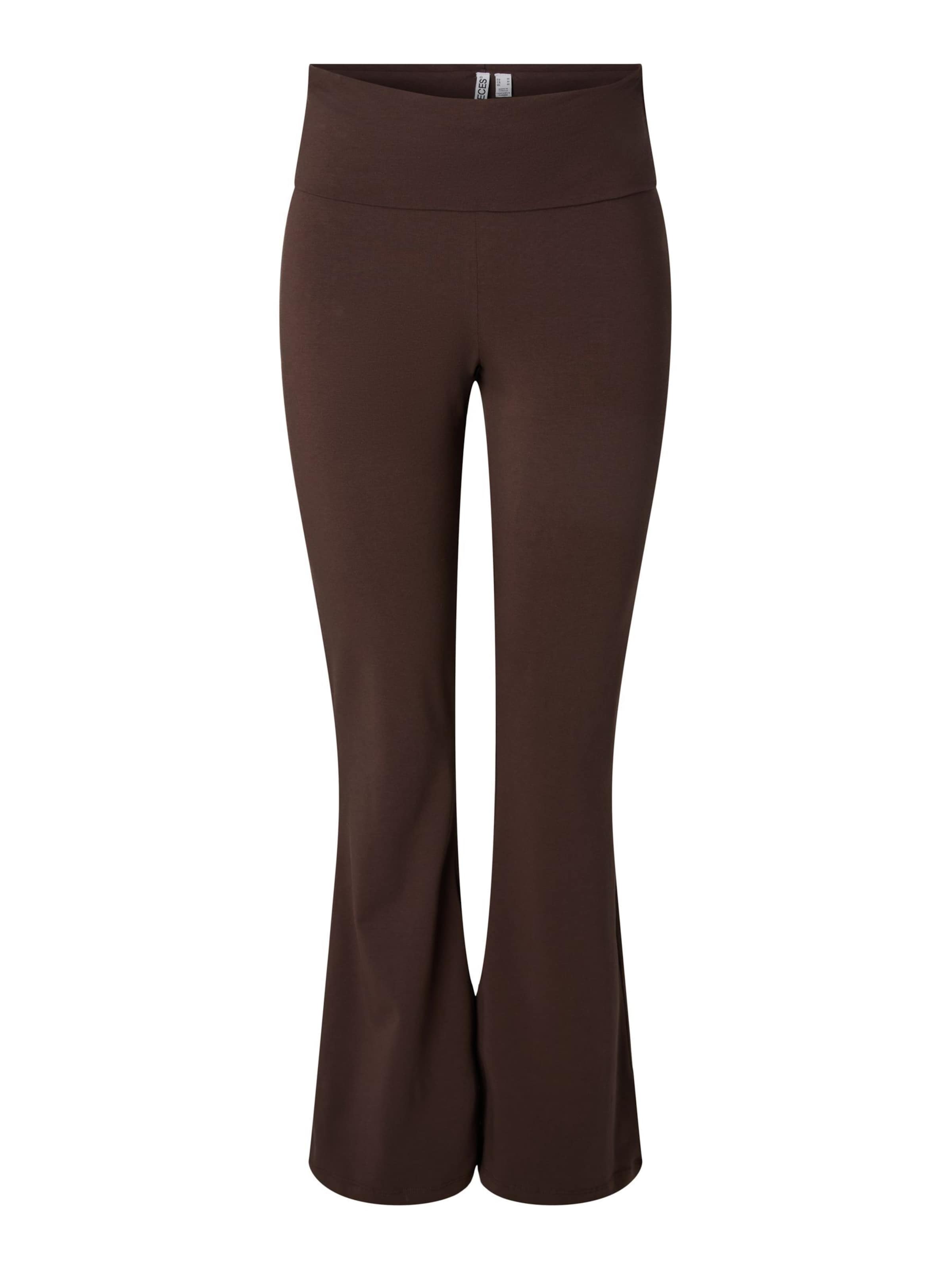 regular Leggings 'PCGeorgina' di PIECES in marrone: frontale