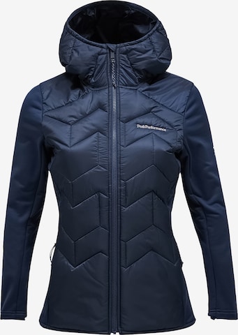 PEAK PERFORMANCE Outdoorjas in Blauw: voorkant