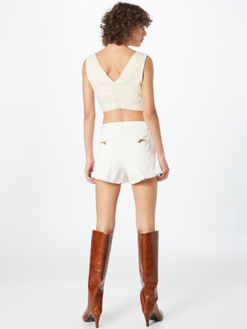 PATRIZIA PEPE Loose fit Jeans in White