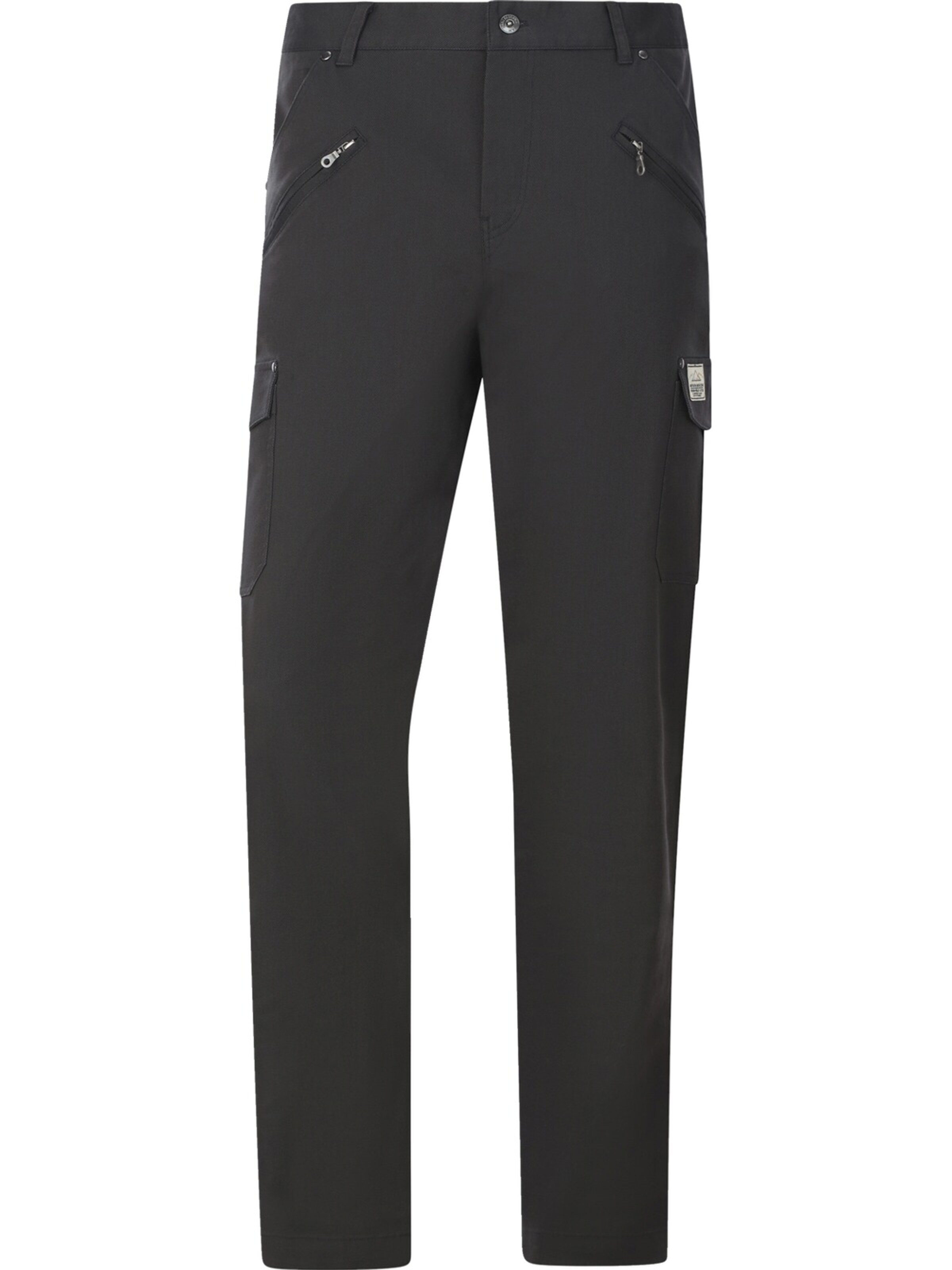 Jan Vanderstorm Regular Hose 'Harsen' in Schwarz: Vorderseite