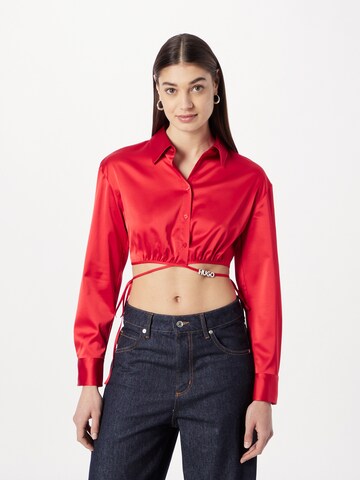 HUGO Bluse 'Elsera' in Rot: Vorderseite