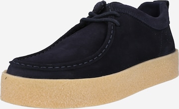 Tommy Jeans Lace-Up Shoes in Blue: front