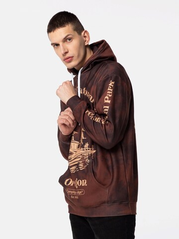 Mr. Gugu & Miss Go Sweatshirt 'National Park Brown' in Bruin: voorkant