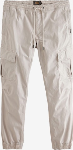 Pantalon cargo Next en blanc : devant