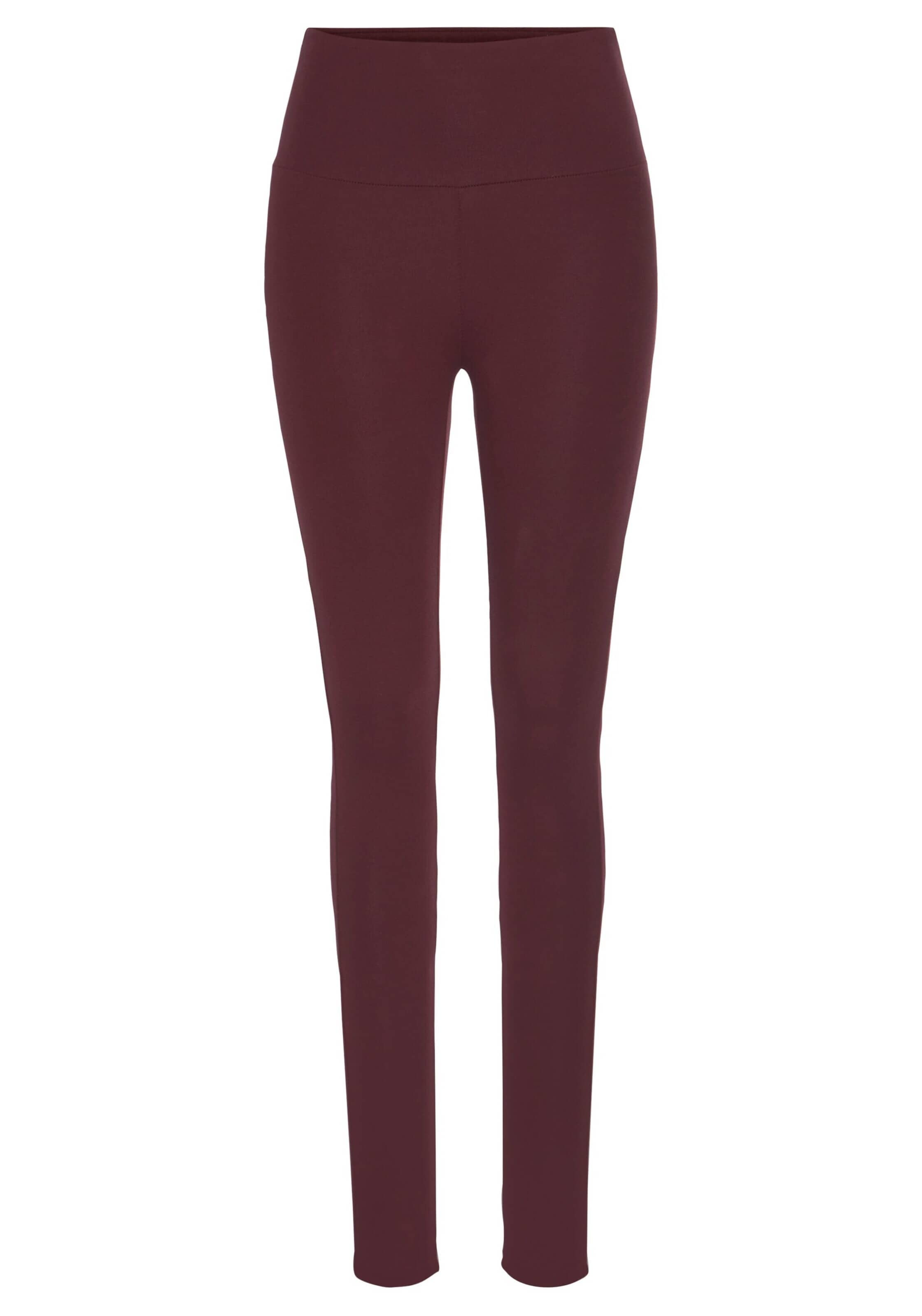 LASCANA Regular Leggings in Red: front
