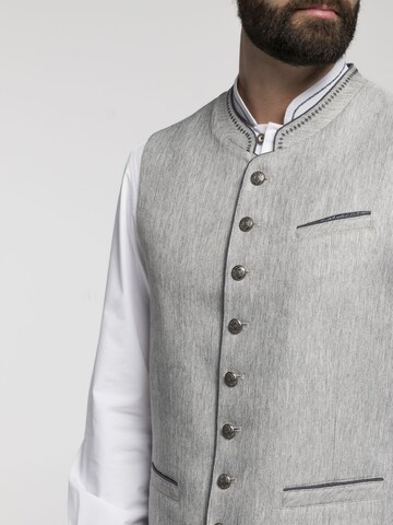 SPIETH & WENSKY Traditional Vest 'Bodensee' in Grey