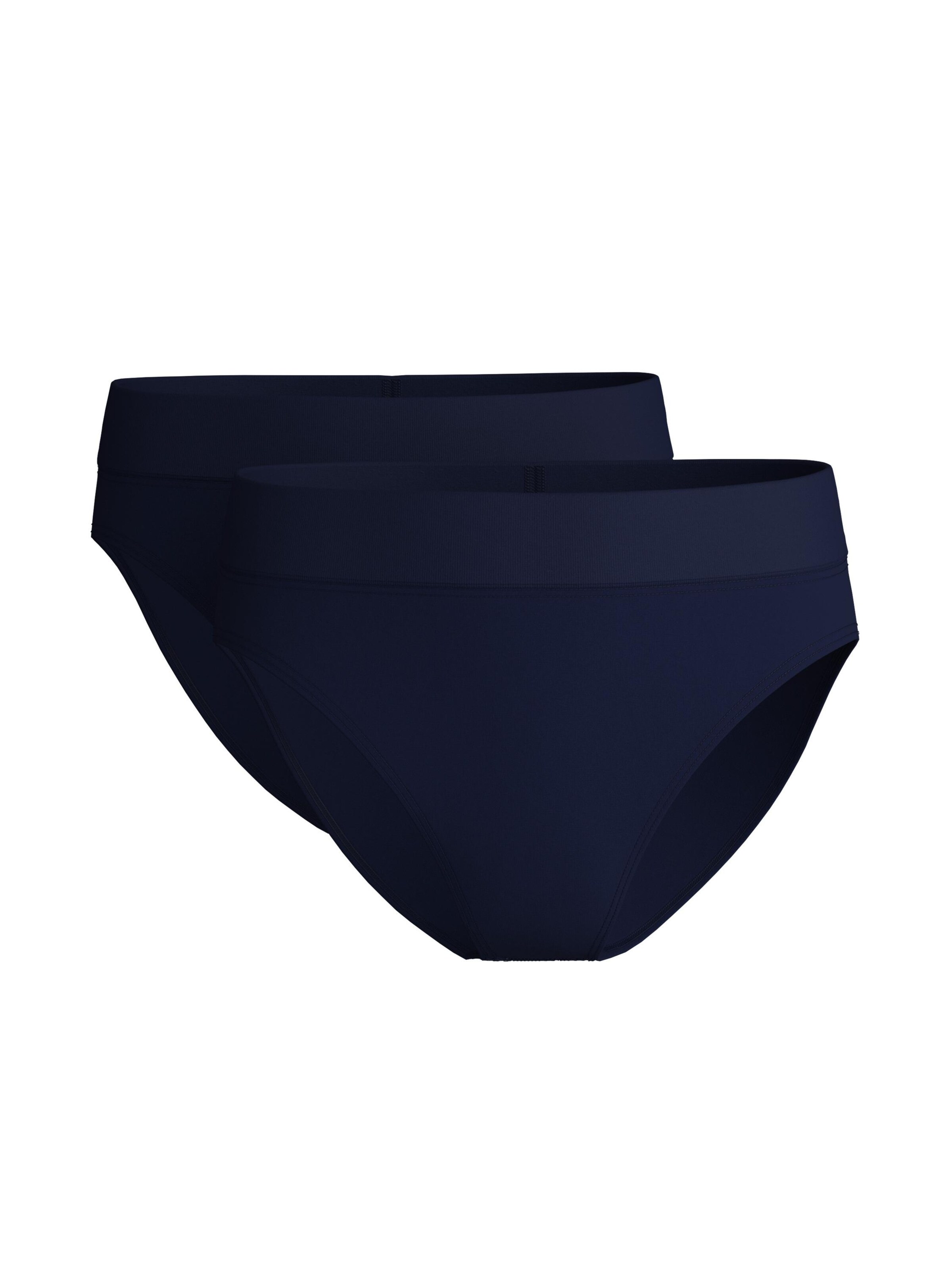 Slip 'Elastic Duopack' di CALIDA in nero: frontale