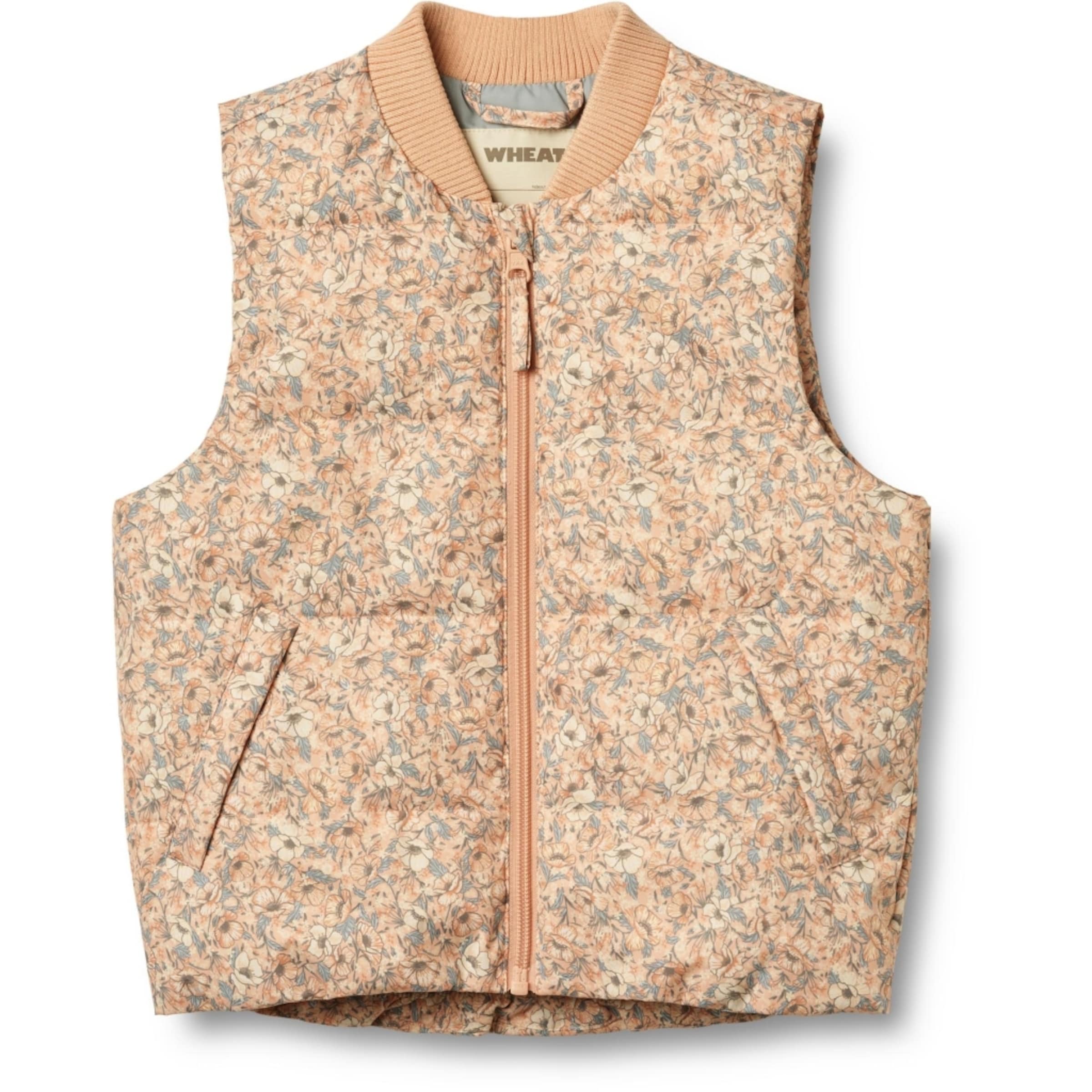 Gilet WHEAT en beige : devant
