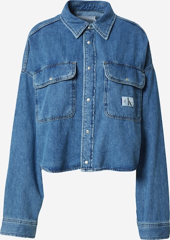 Calvin Klein Jeans Between-Season Jacket in Blue: front