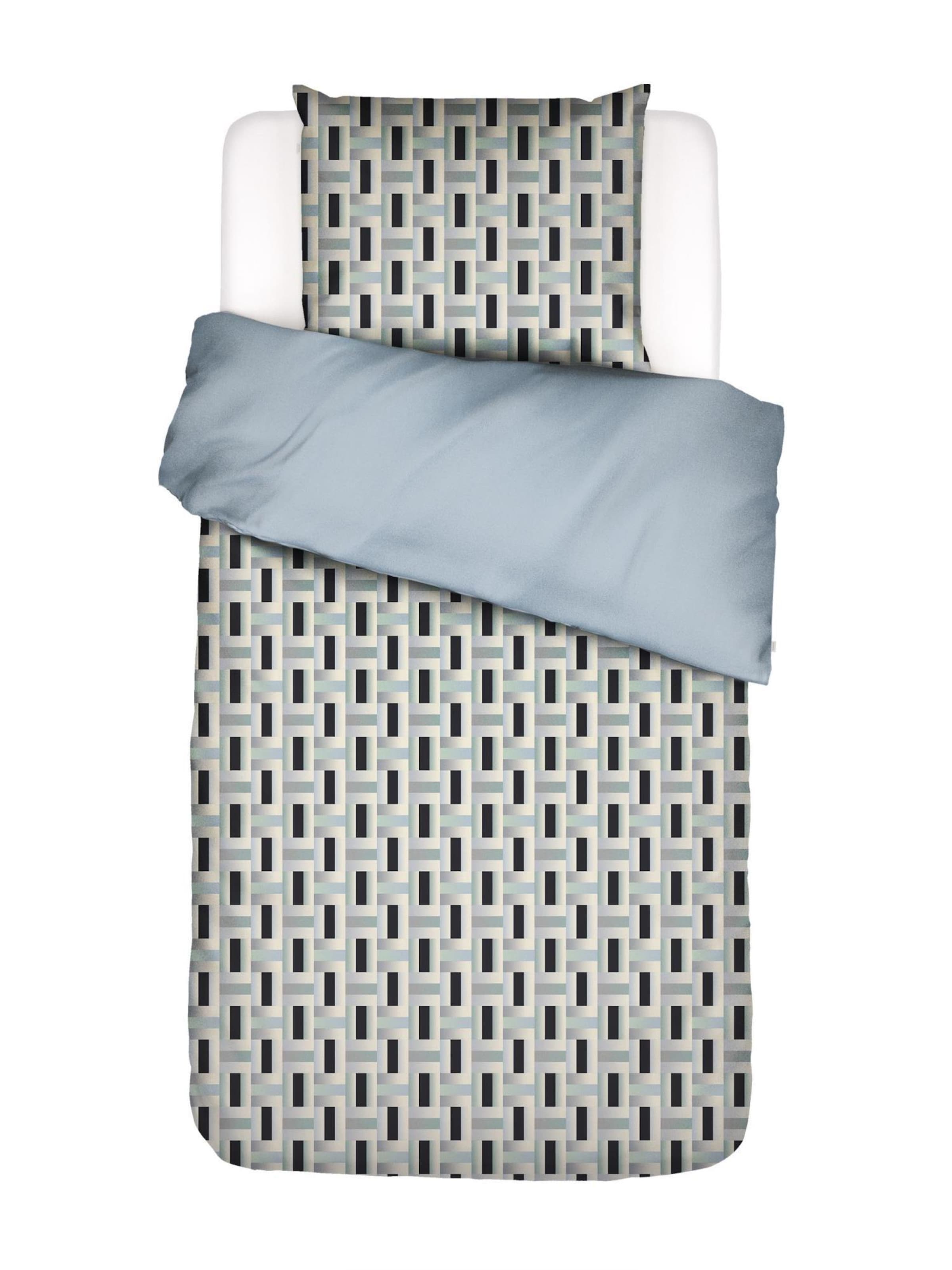 ESSENZA Duvet Cover 'Ilori' in Grey: front