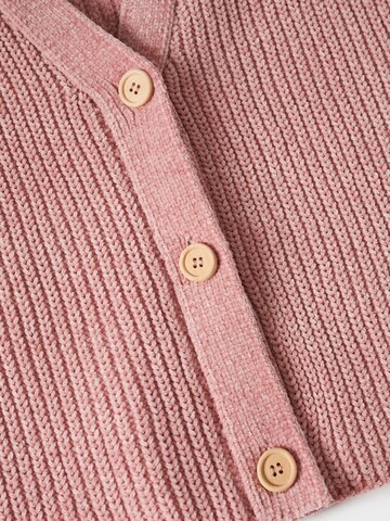 MANGO KIDS Knit Cardigan 'Souffle' in Pink