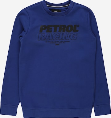 Petrol Industries Sweatshirt in Blue: front
