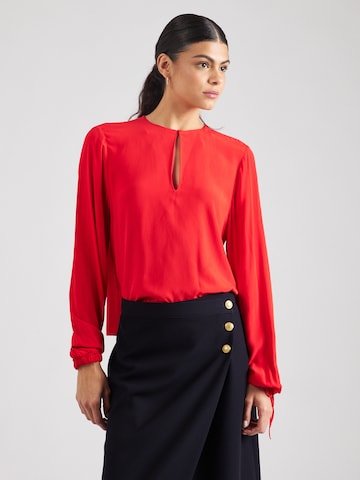 Chemisier TOMMY HILFIGER en rouge : devant