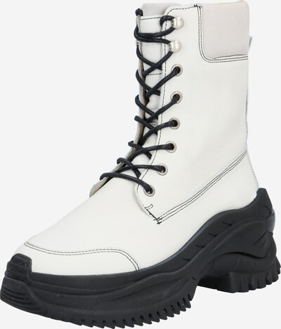 Botine 'Chainy' BRONX pe nud / alb, Vizualizare produs