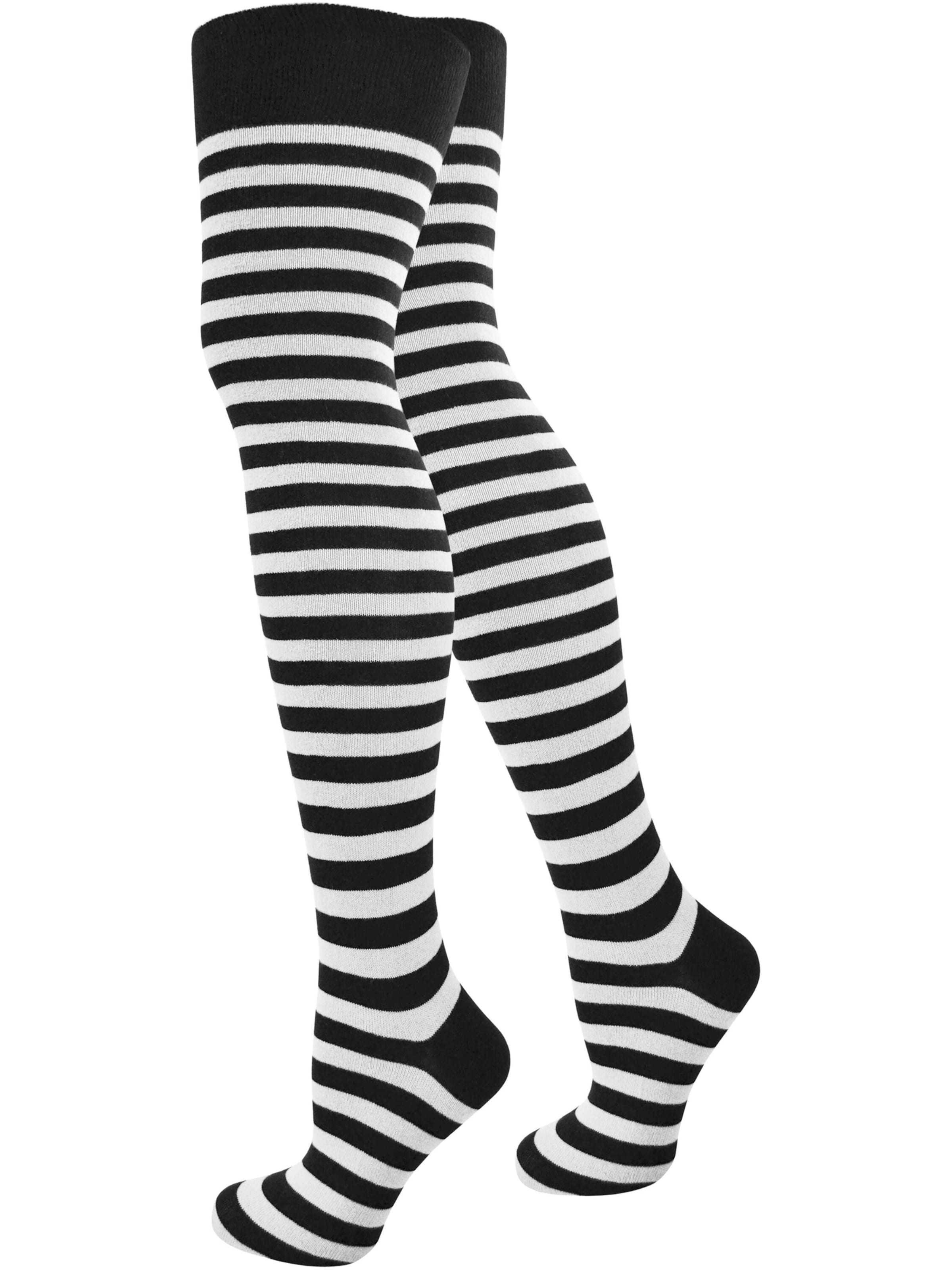 normani Overknee kousen in Zwart: voorkant