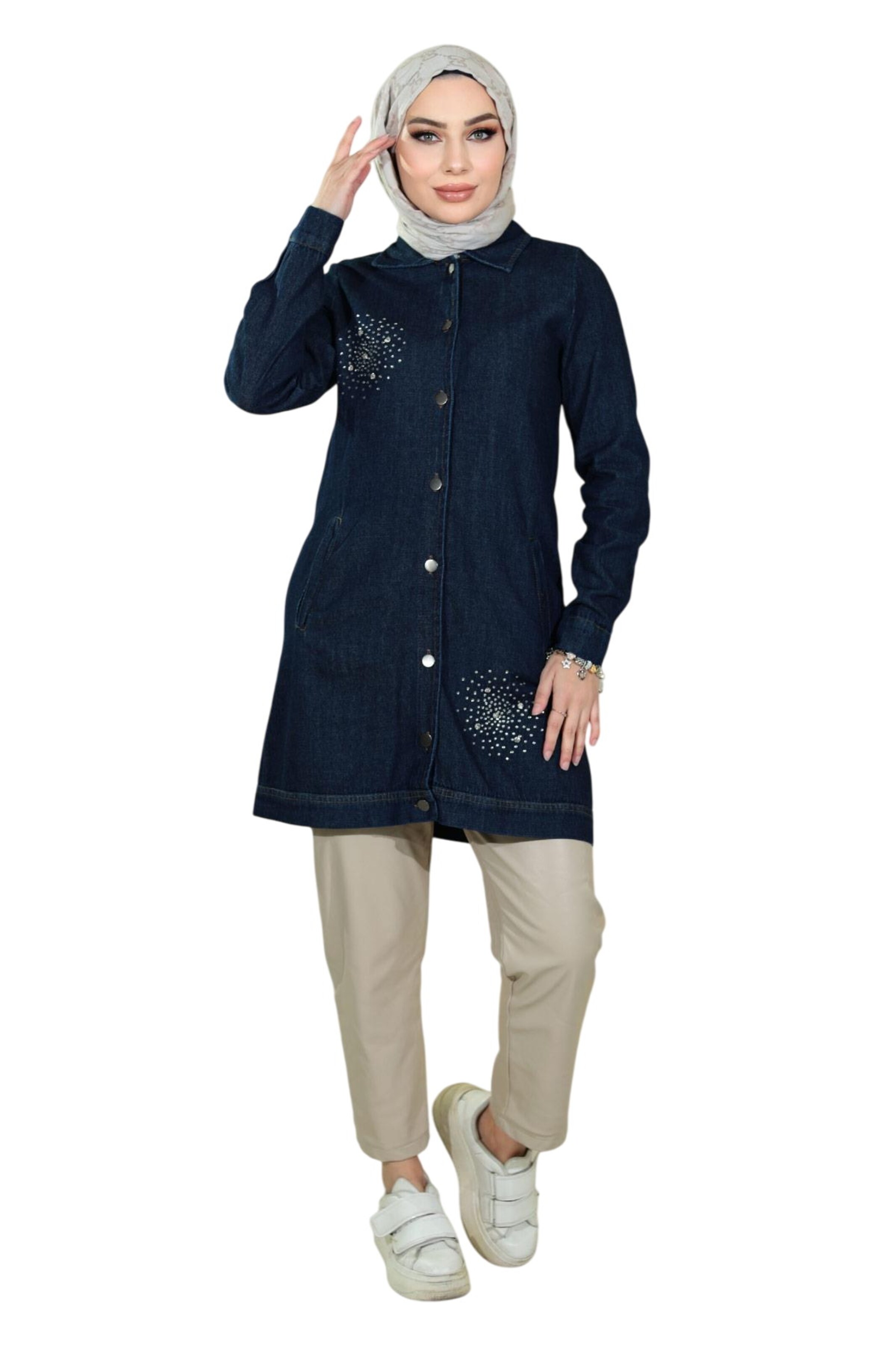 MODAMIHRAM Blouse in Blauw