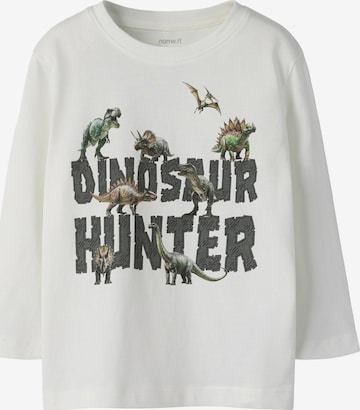 NAME IT Tričko 'NMMVOTO' – bílá: přední strana