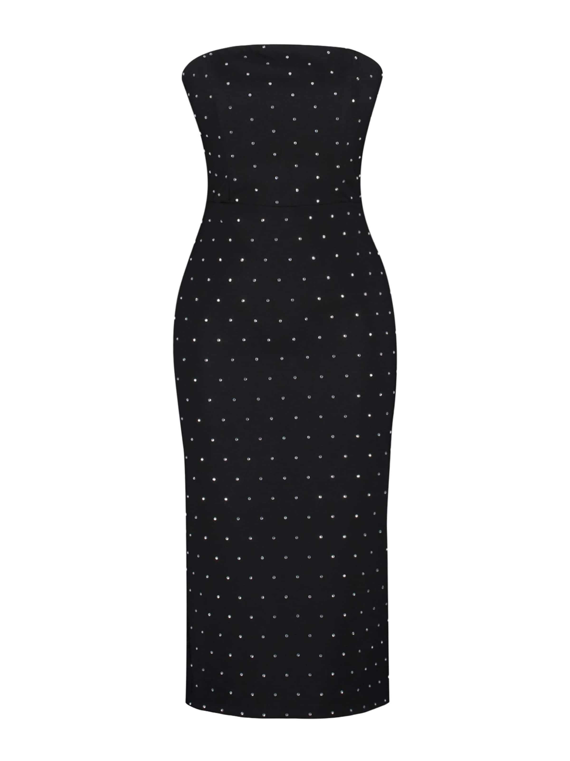 Rochie de cocktail de la Trendyol pe negru: față