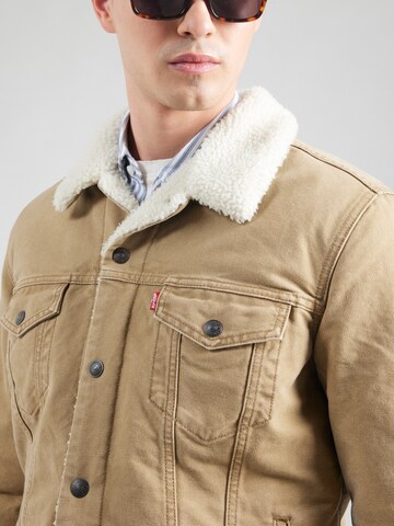 Geacă de primăvară-toamnă 'Type III Sherpa Trucker Jacket' de la LEVI'S ® pe maro