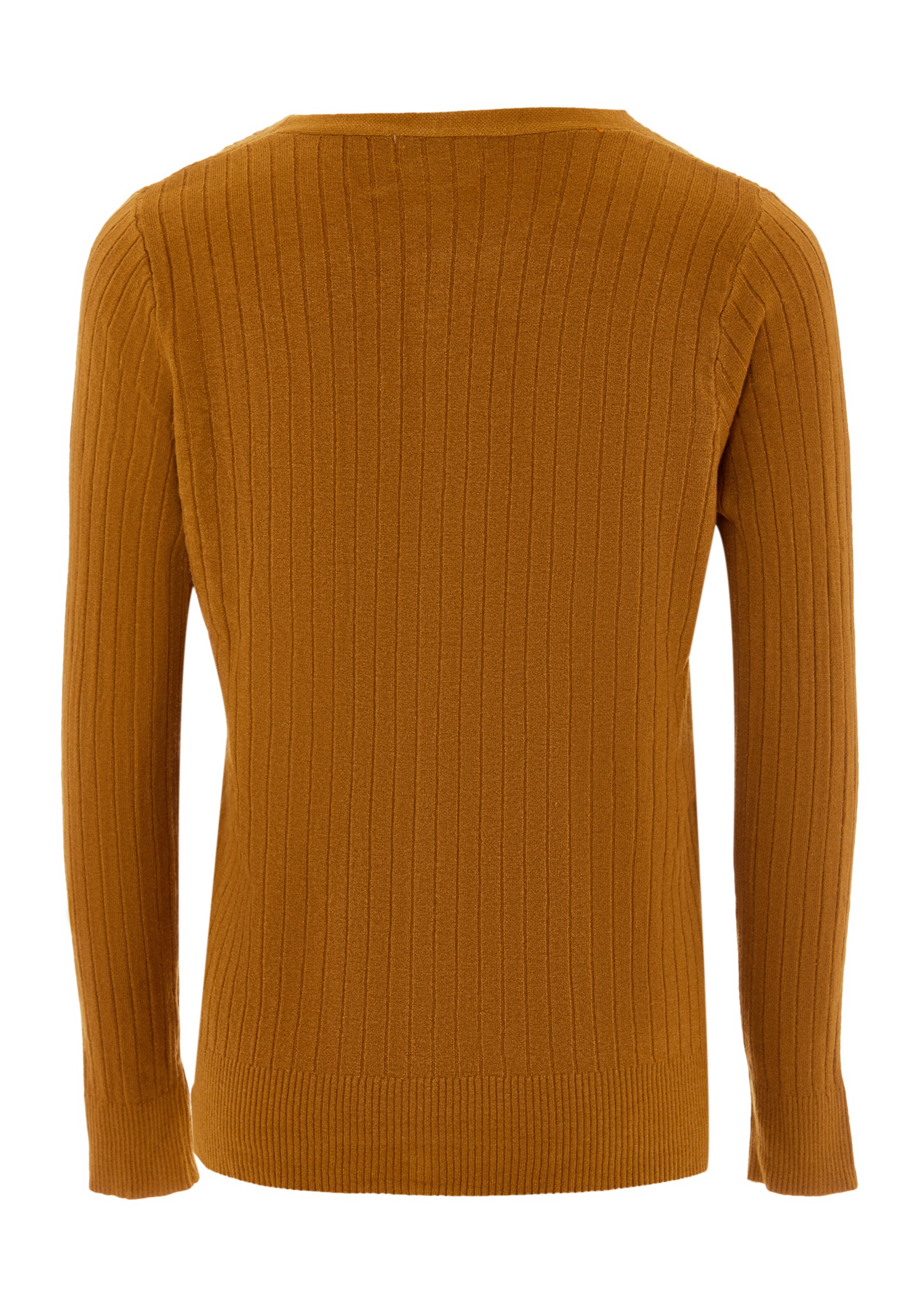 ZITHA Knit cardigan in Yellow