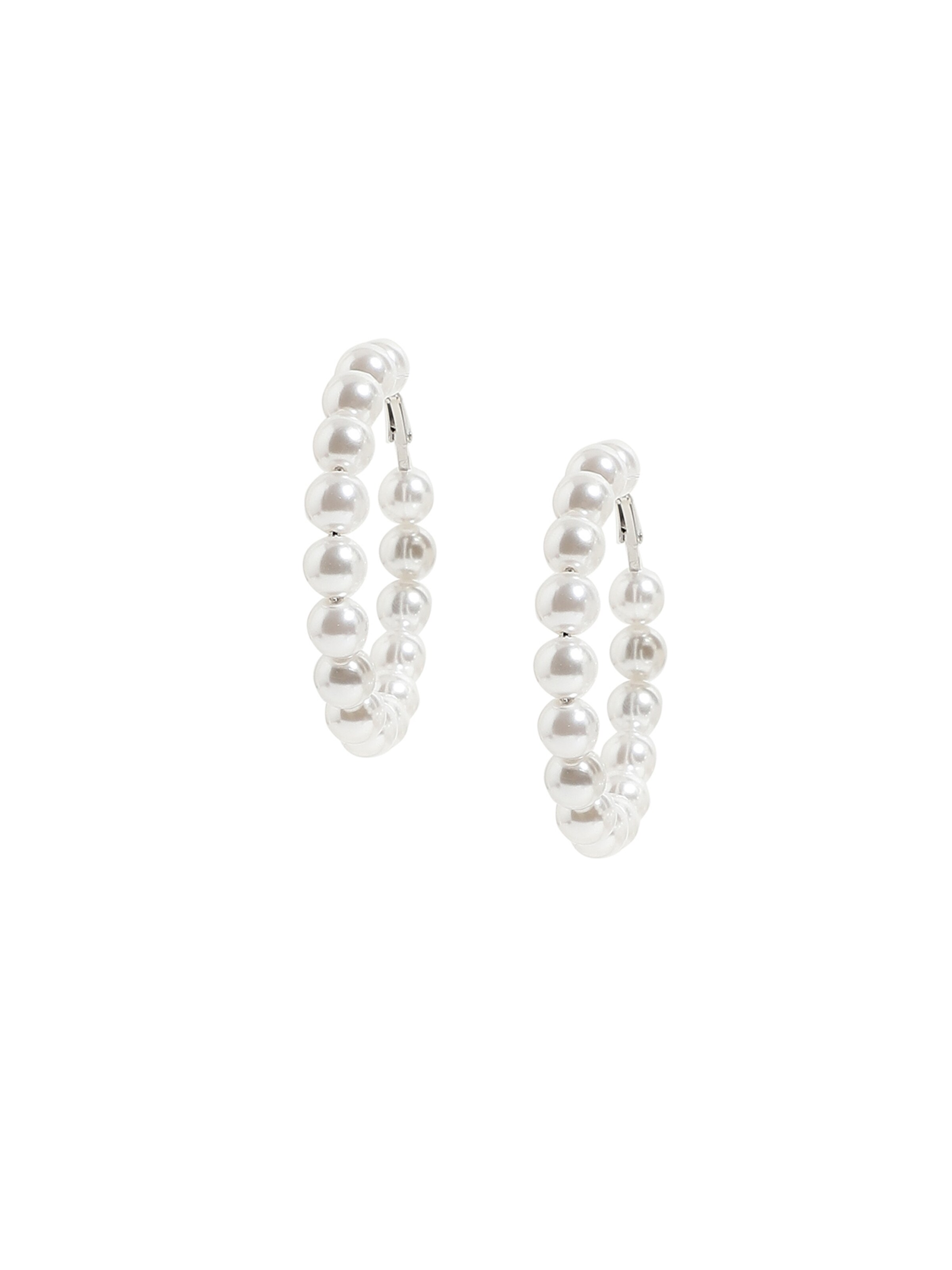 SOHI Øreringe 'Divina' i hvid: forside