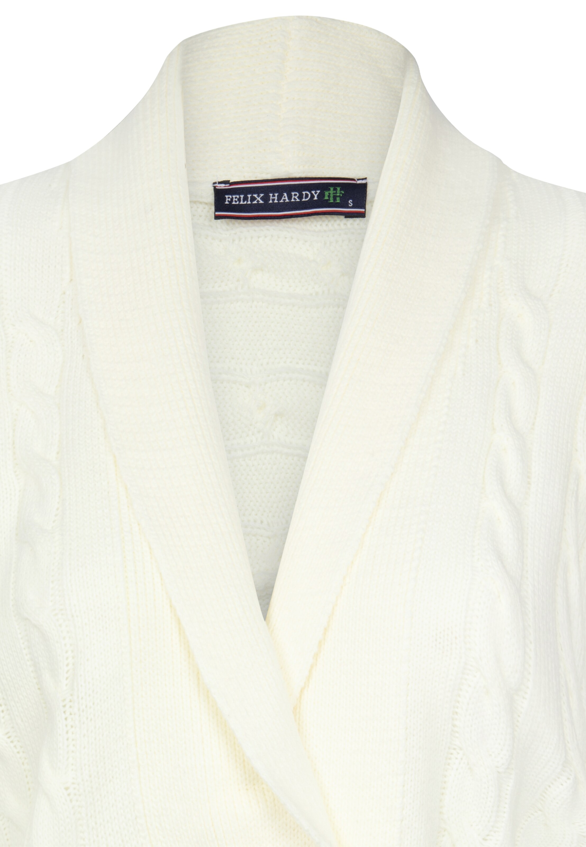 Felix Hardy Knit cardigan in White