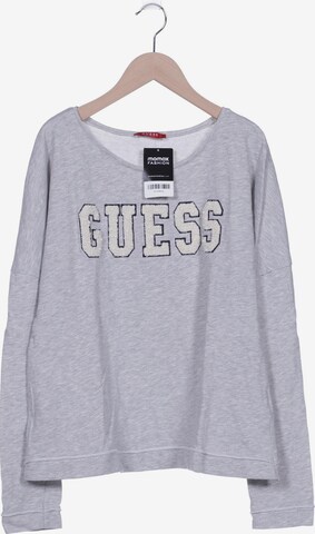 GUESS Sweatshirt & Zip-Up Hoodie in XL in Grey: front