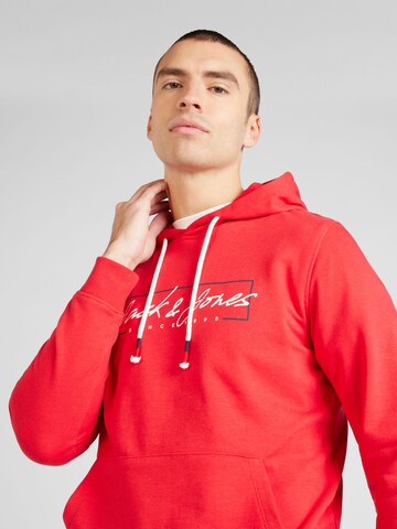 JACK & JONES Mikina 'ZURI' - Červená