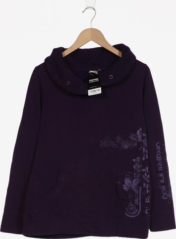 s'questo Sweatshirt & Zip-Up Hoodie in L in Purple: front