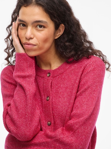 VILA Strickjacke 'VIVIOLI' in Pink