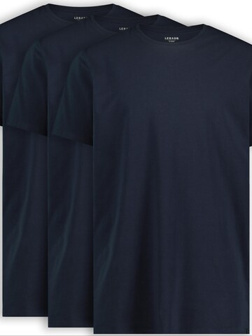 lebasq Onderhemd 'Miles 3 Pack - Crew Neck' in Blauw