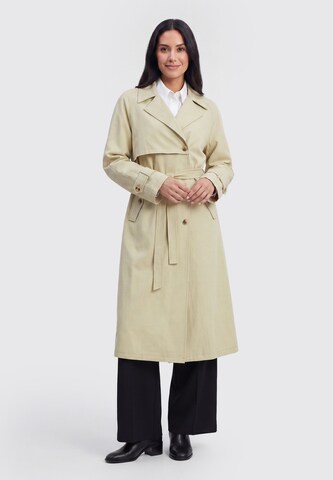 usha BLACK LABEL Tussenmantel in Beige: voorkant