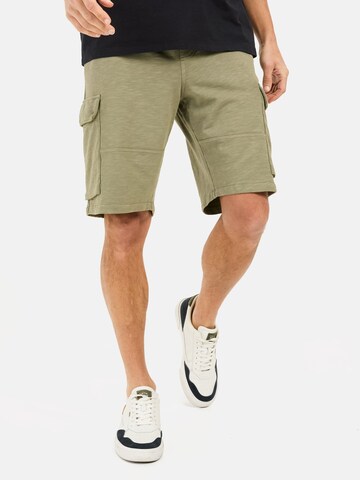 CAMEL ACTIVE Tapered Cargo Pants in Green: front