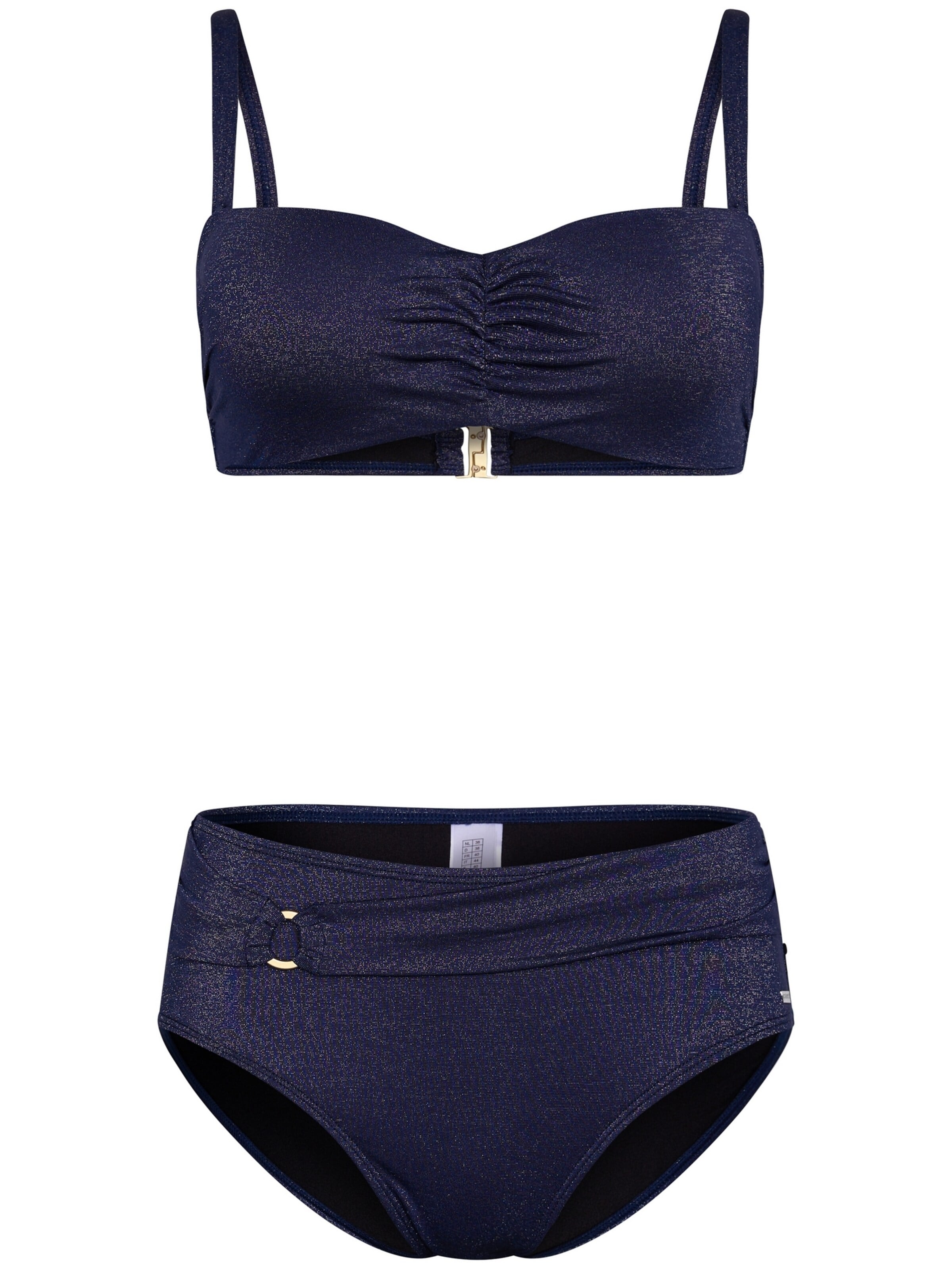 Pastunette Bandeau Bikini 'Bandeau bikini' in Blue: front
