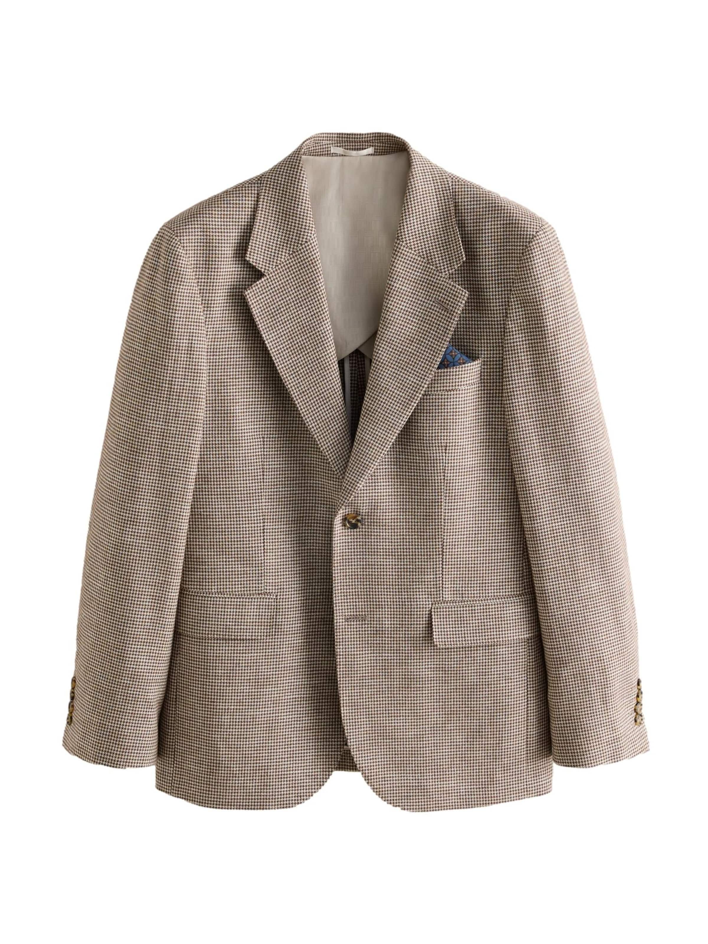 Regular fit Giacca business da completo di Next in beige: frontale