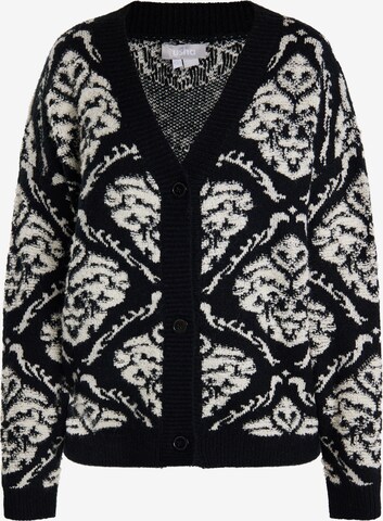 Usha Knit Cardigan in Black: front