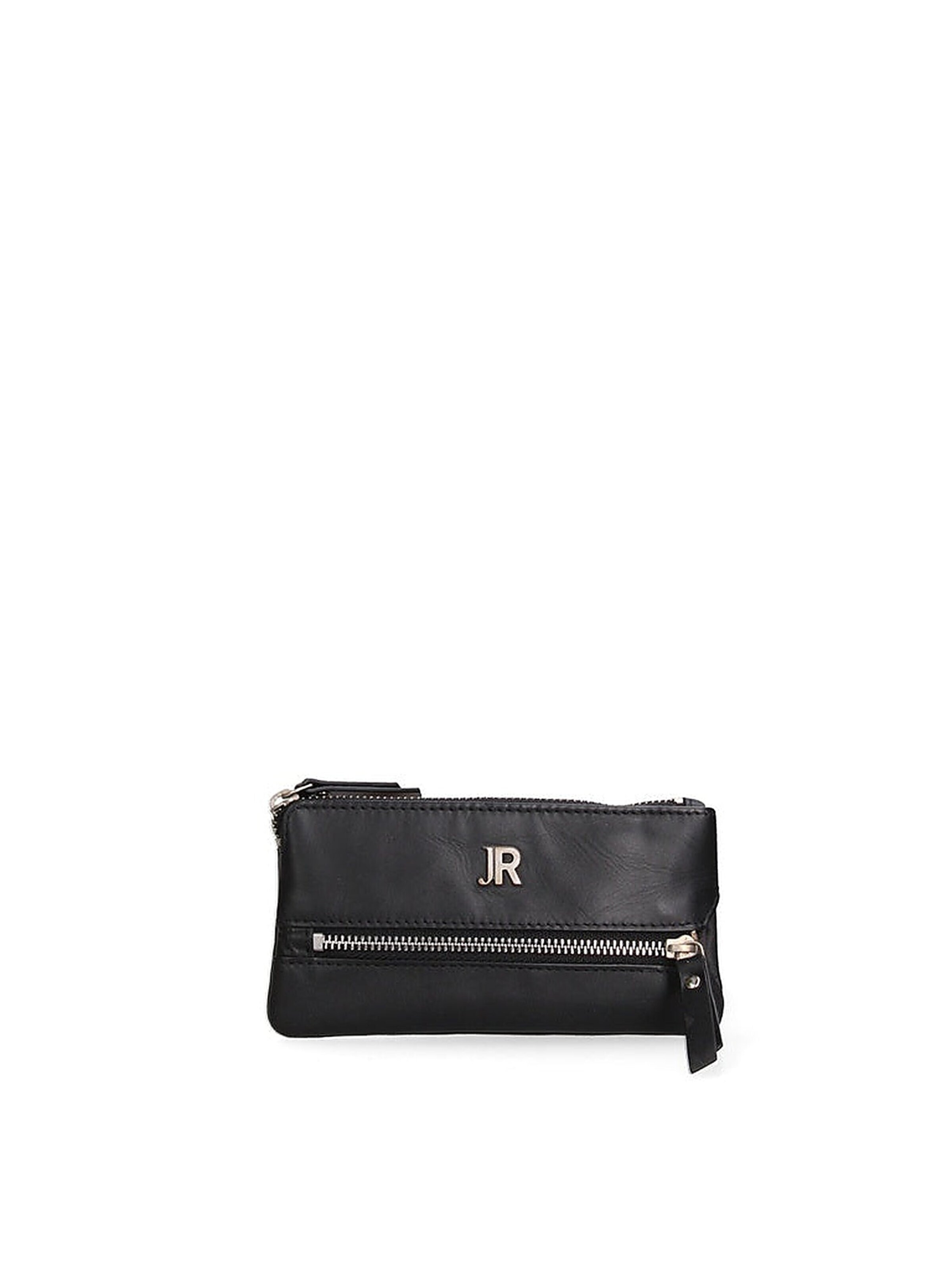 Borsa a tracolla 'Handcrafted in Italy, this compact wallet blends practicality with timeless styl' di Richmond in nero: frontale