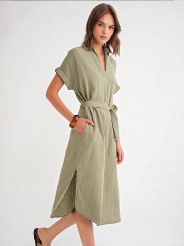 MixRay Dress in Green