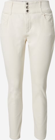 ONLY Carmakoma - Calças de ganga 'CARANNA' em bege: frente