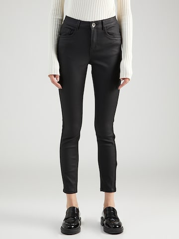 Soccx גזרת סלים ג'ינס בשחור: מלפנים