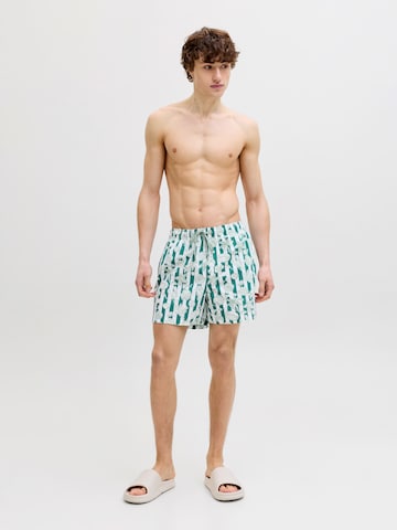 JACK & JONES Swimming shorts 'JPSTMAUI' in Green