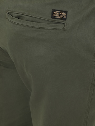 Jack & Jones Plus Конический (Tapered) Штаны 'JPSTKANE' в Зеленый