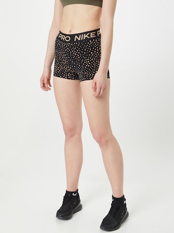 NIKE Skinny Sportbyxa i svart: framsida