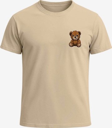 Neverless Shirt 'Teddy' in Beige: Vorderseite