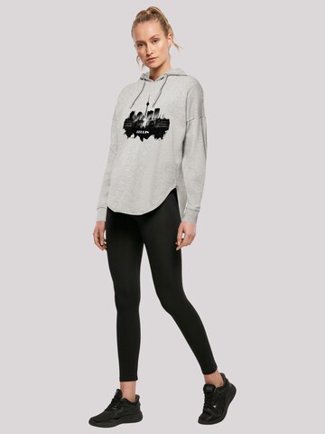 F4NT4STIC Sweatshirt 'Cities Collection - Berlin skyline' in Grau