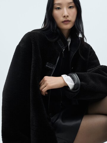 MANGO Between-season jacket 'Mozart' in Black