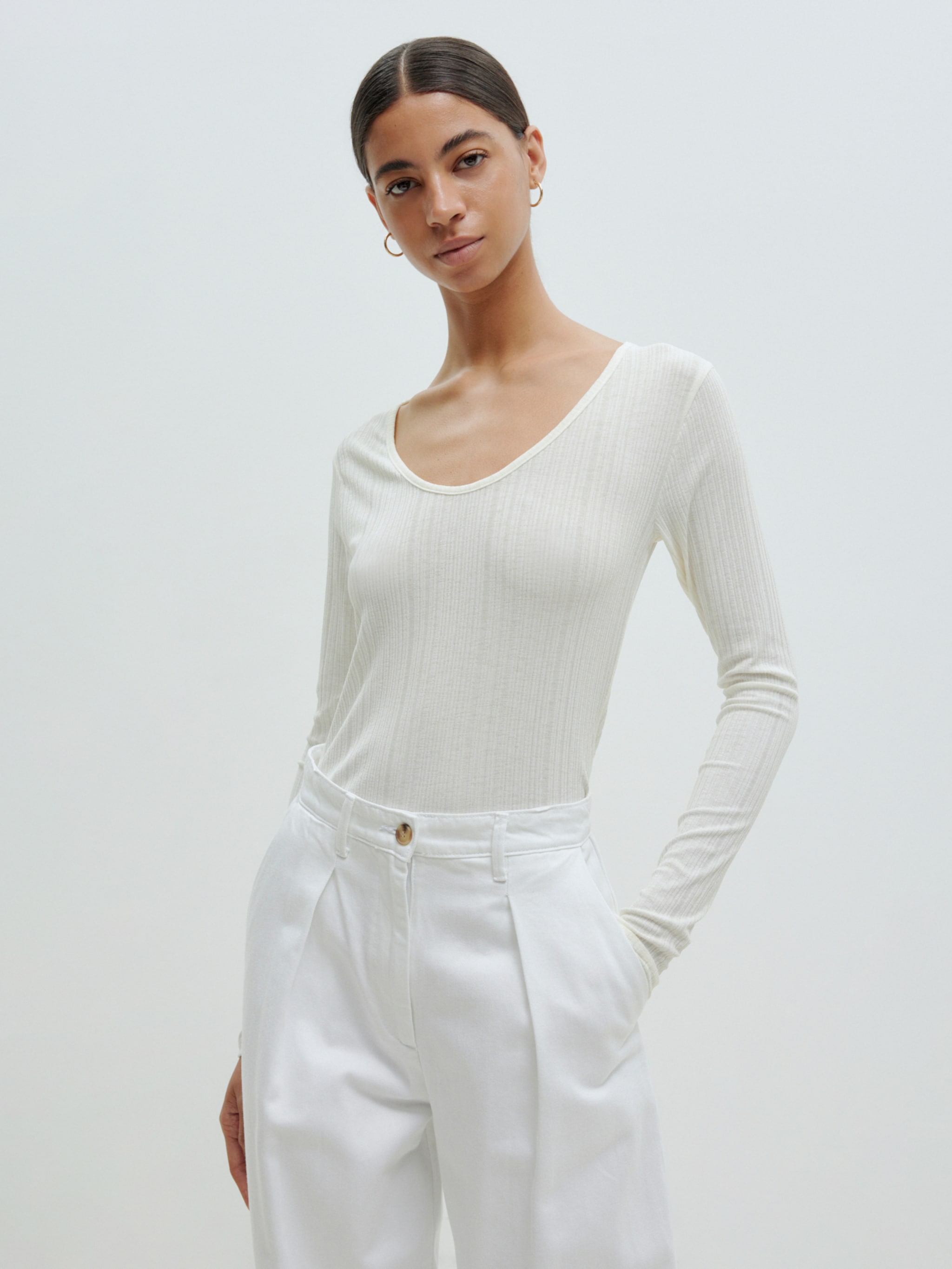 EDITED Produkte Shirt 'Xofia' weiß